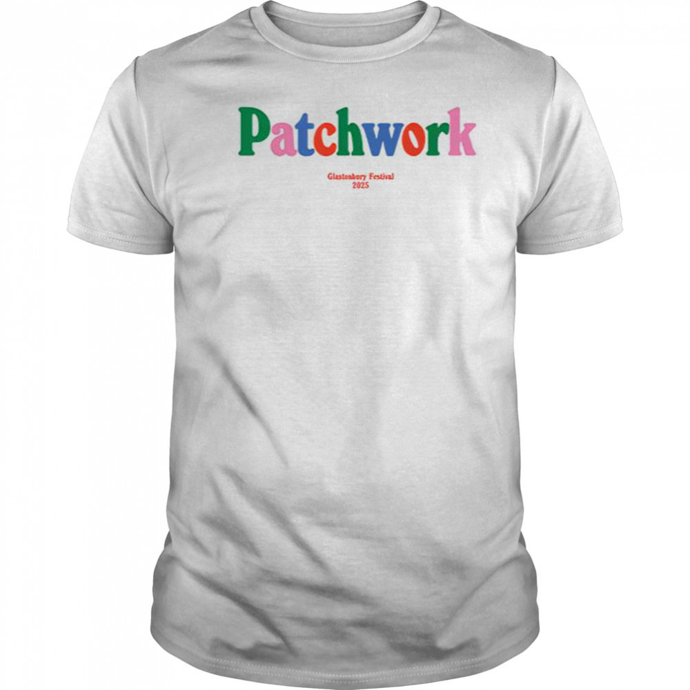 Pulp Patchwork Glastonbury Festival 2025 T-Shirt