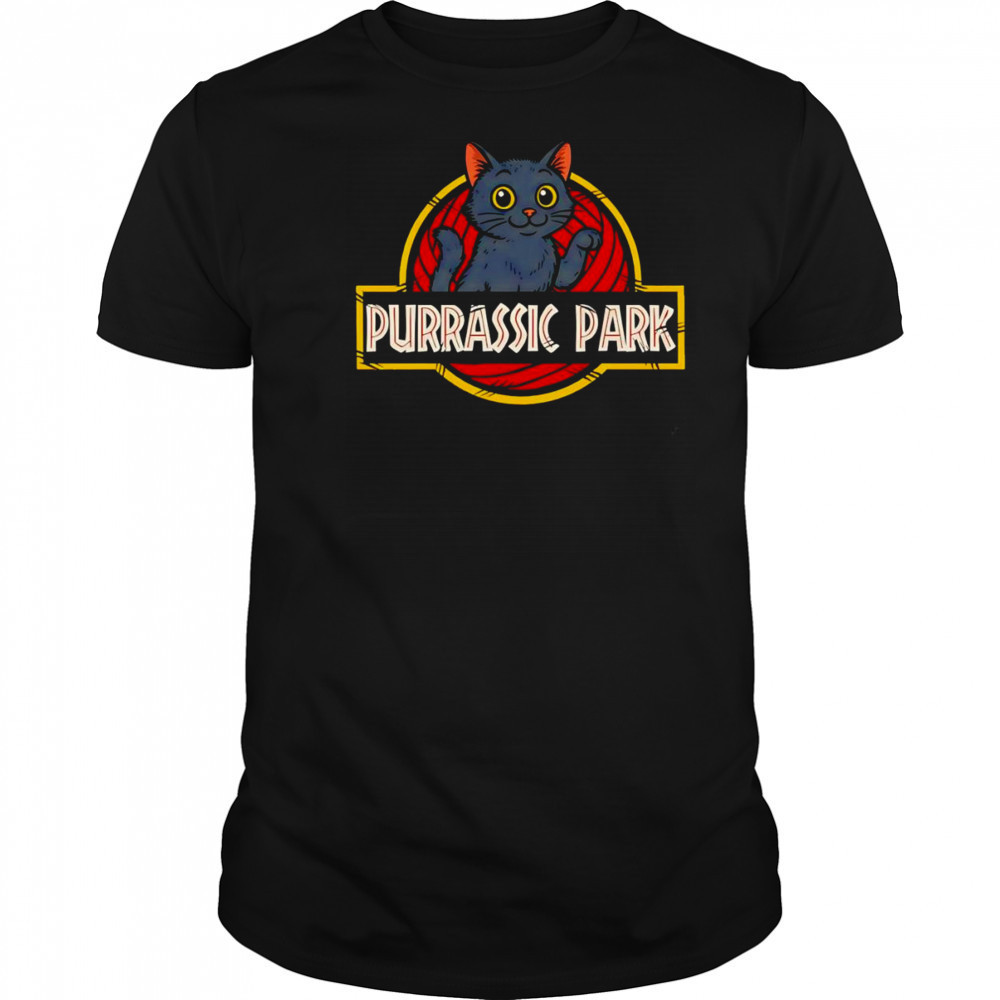 Purrassic Park black cat shirt