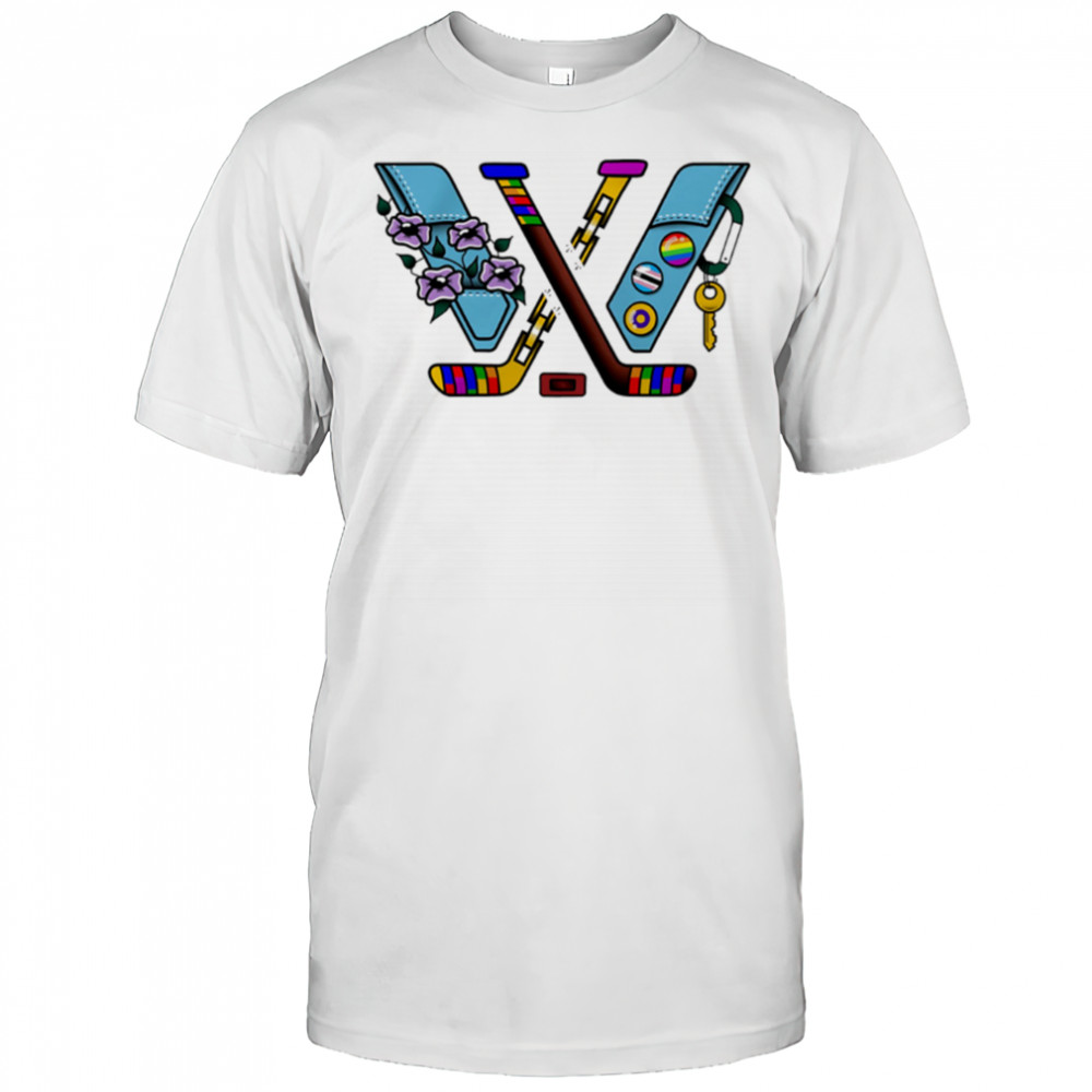PWHL x ELI Adult Pride hockey shirt