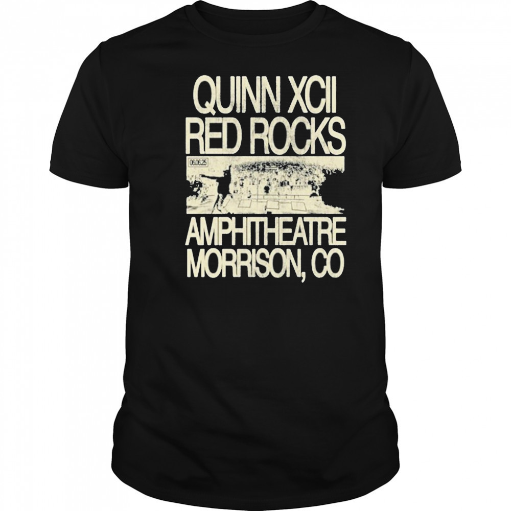 Quinn Xcii Red Rocks Amphitheatre Morrison Co T-Shirt