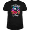 Retro Ghost Summerween Vibe Watermelon Ghost Summer Skeleton shirt