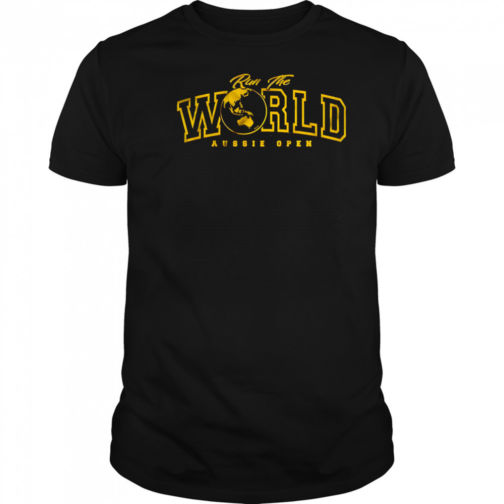 Run The World Aussie Open shirt