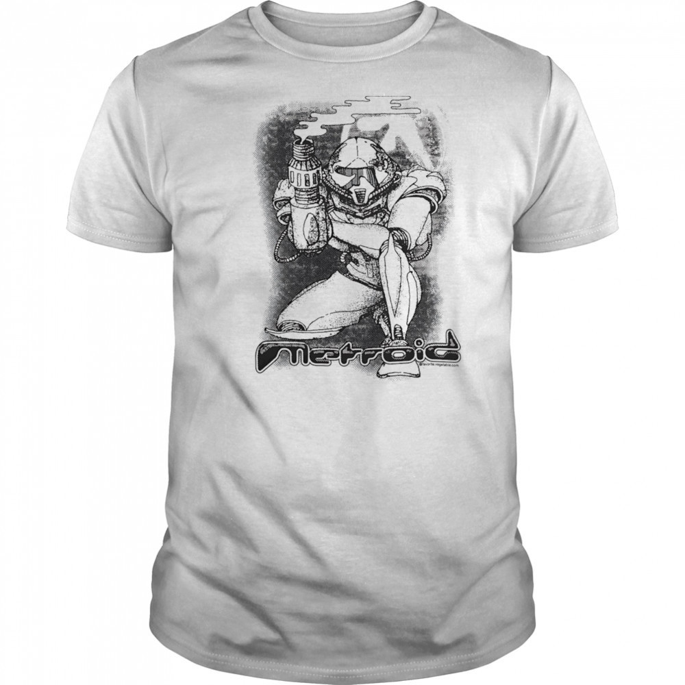 Samus Aran Metroid graphic shirt