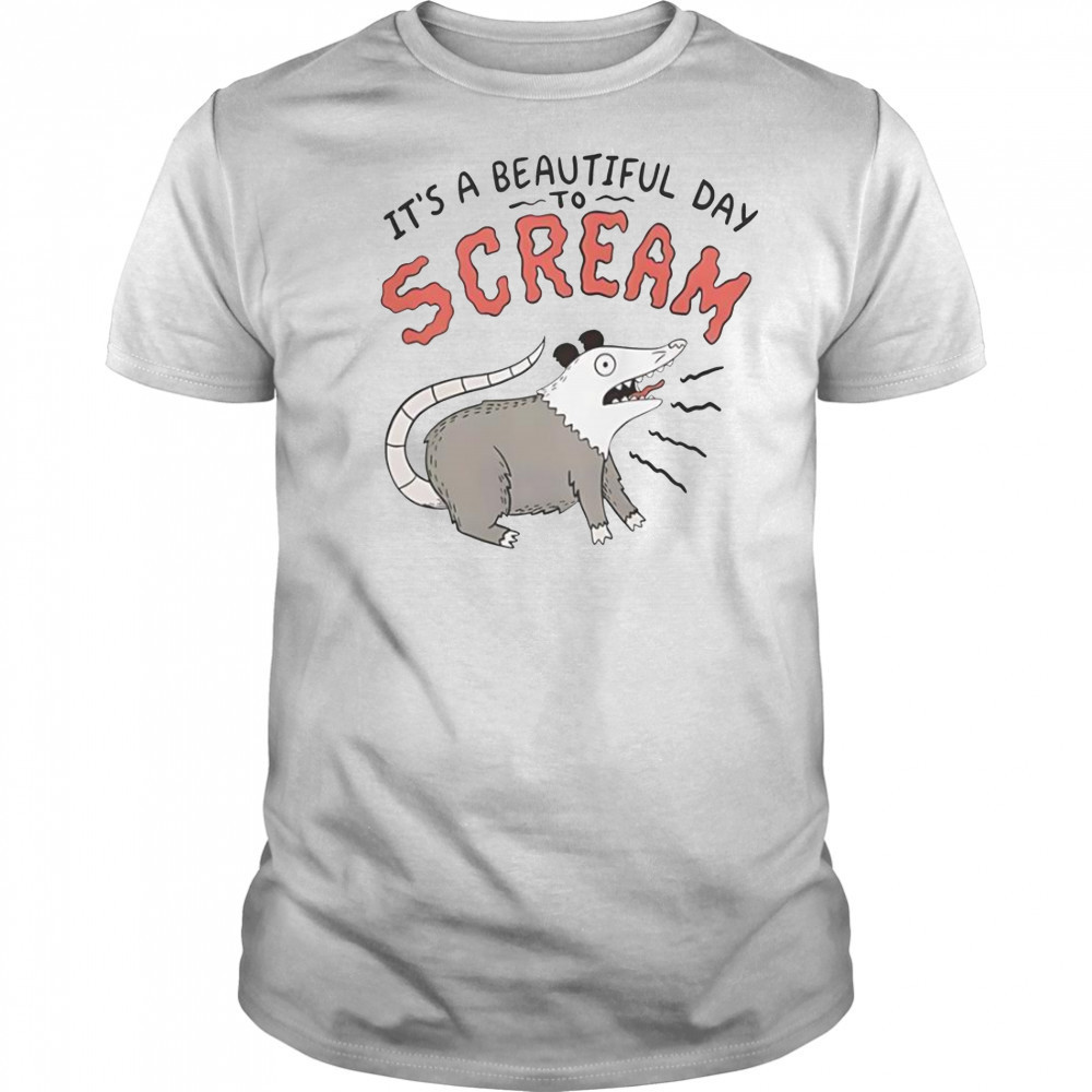 Screaming Possum It’s A Beautiful Day T-Shirt