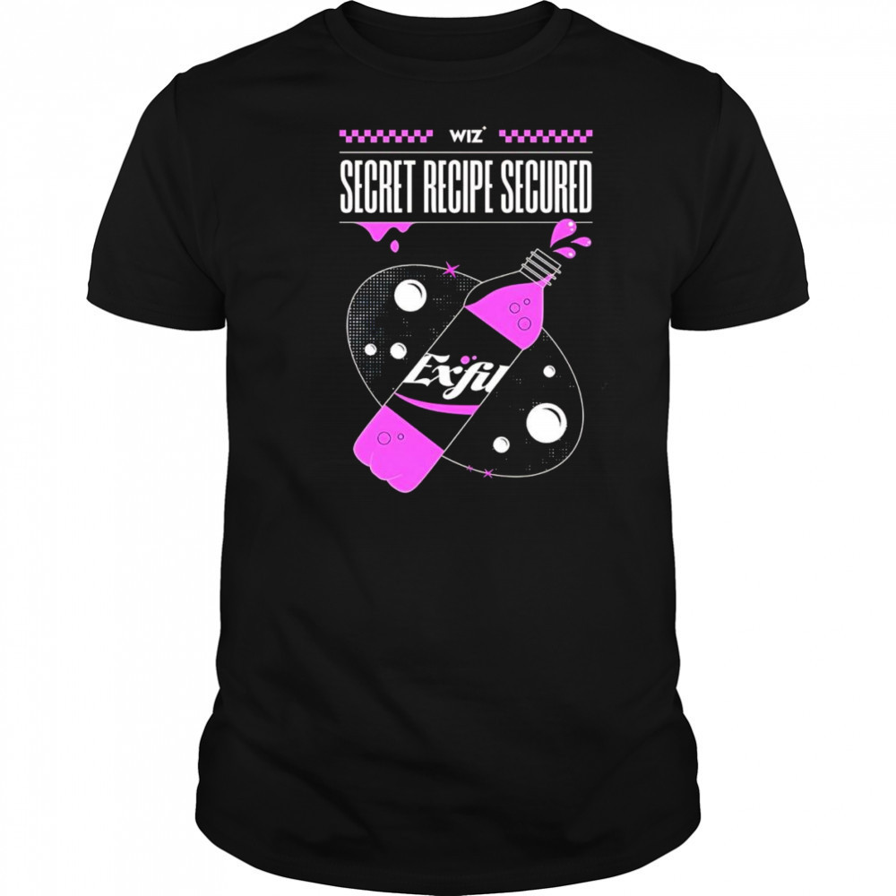 Secret recipe secured shirt
