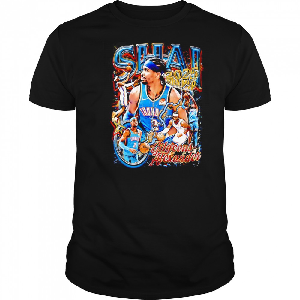 Shai Alexander 2025 NBA MVP graphic shirt