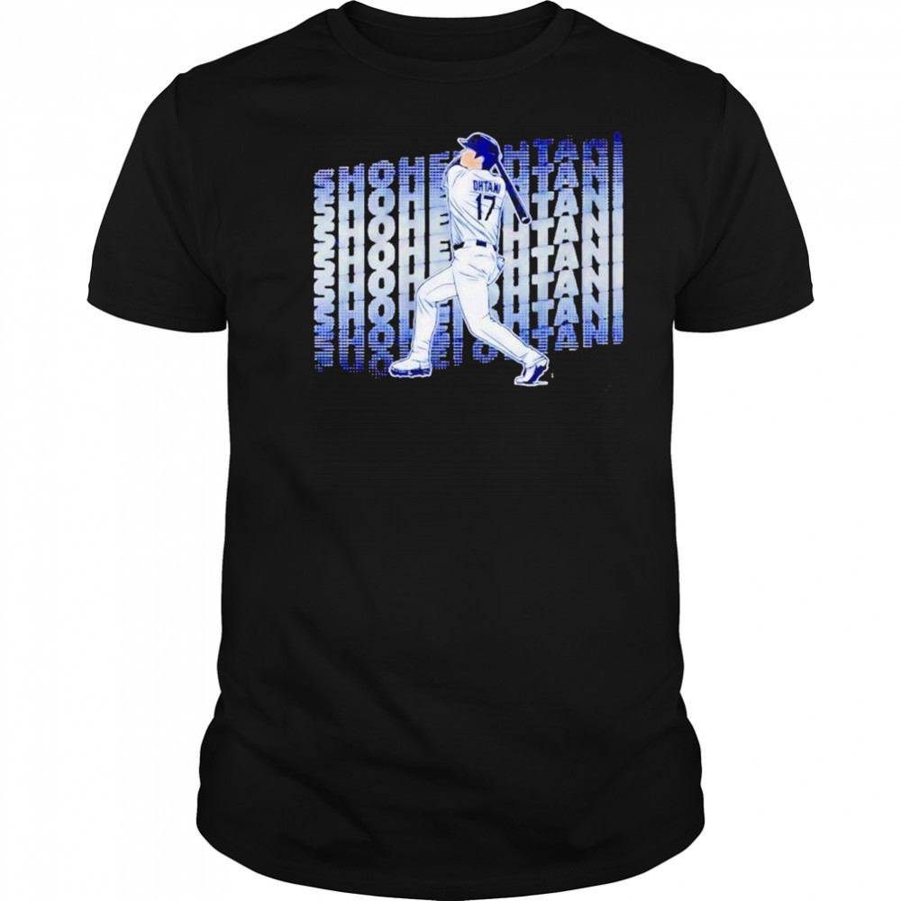 Shohei Ohtani batting name repeat shirt