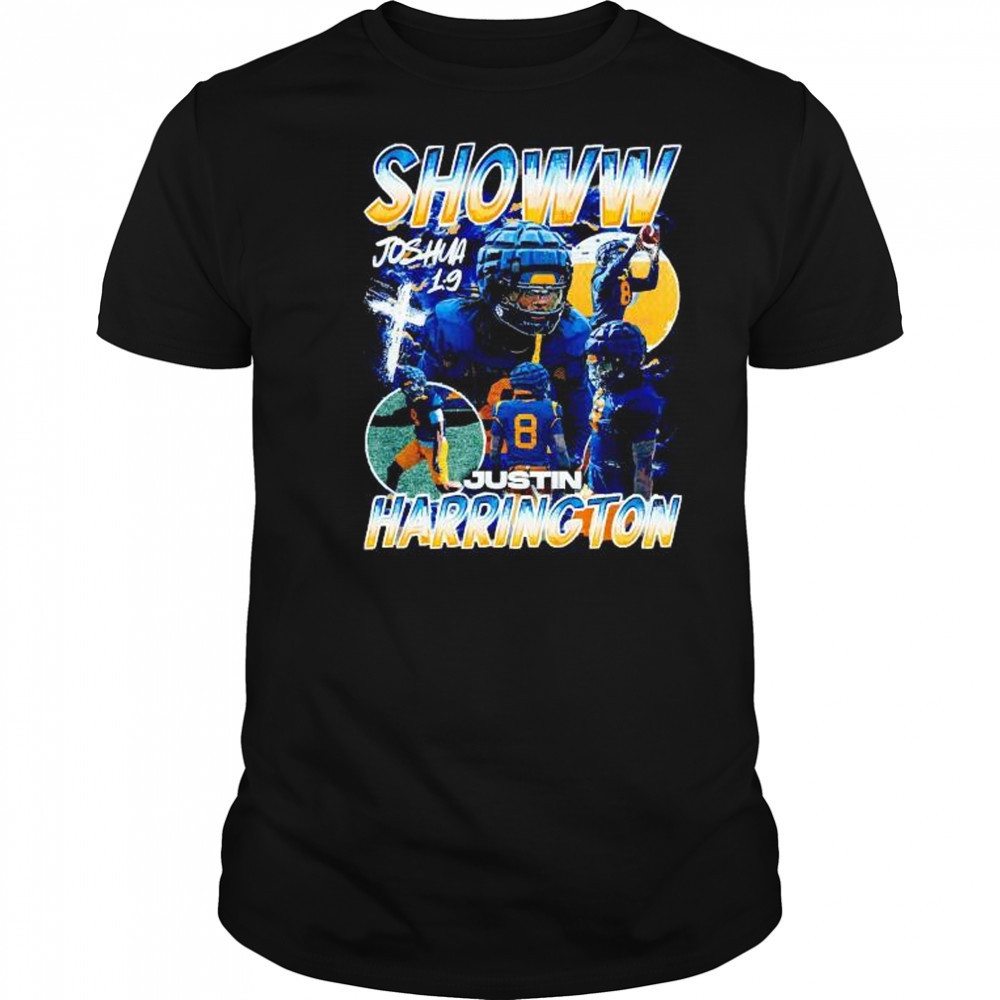 Showw Justin Harrington Joshua 1 9 player collage graphic shirt