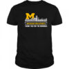 Skyline name Michigan Wolverines thank you for the memories shirt