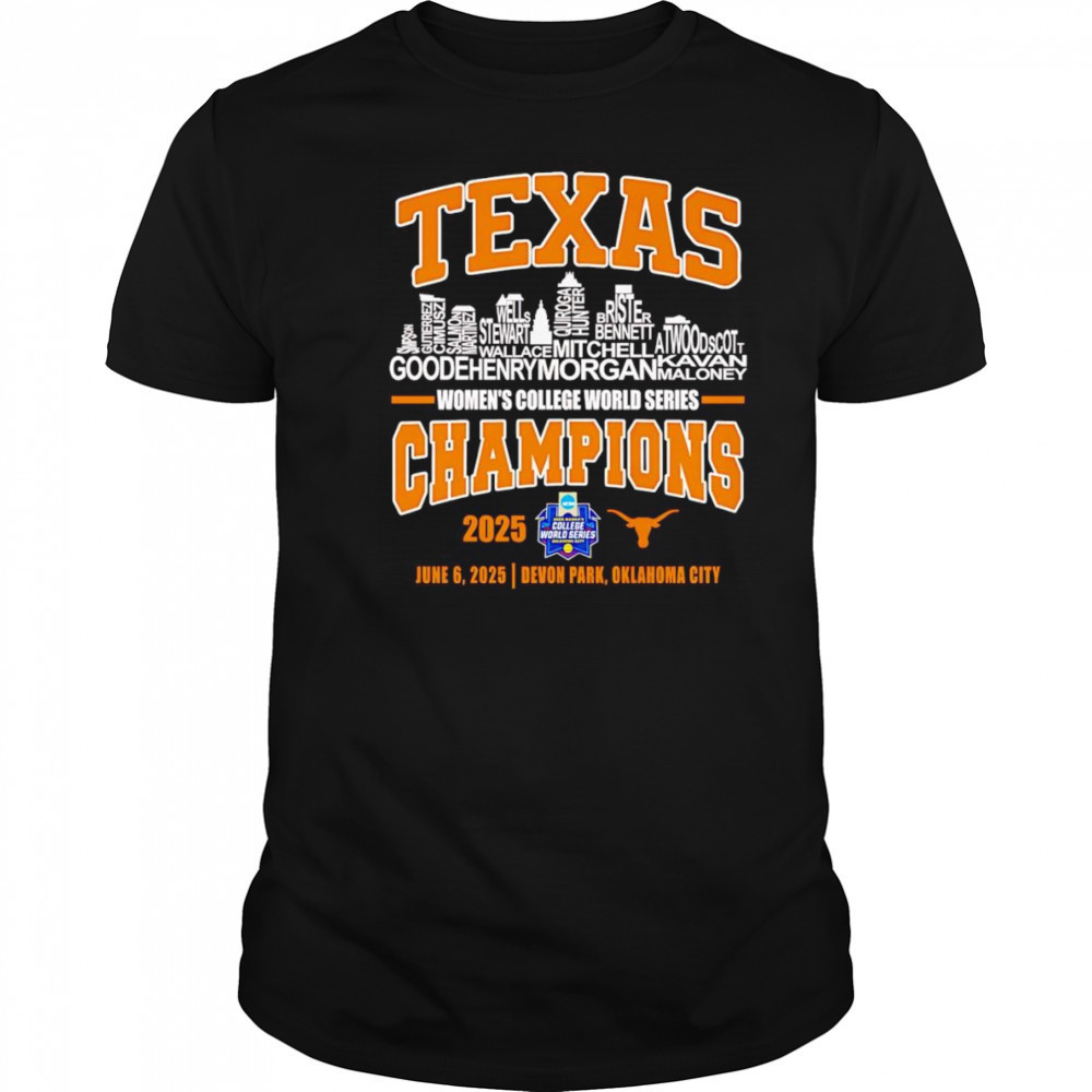 Skyline name Texas Women’s College World Series Champions 2025 shirt