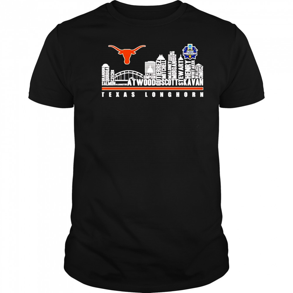 Skyline Texas Longhorns name shirt