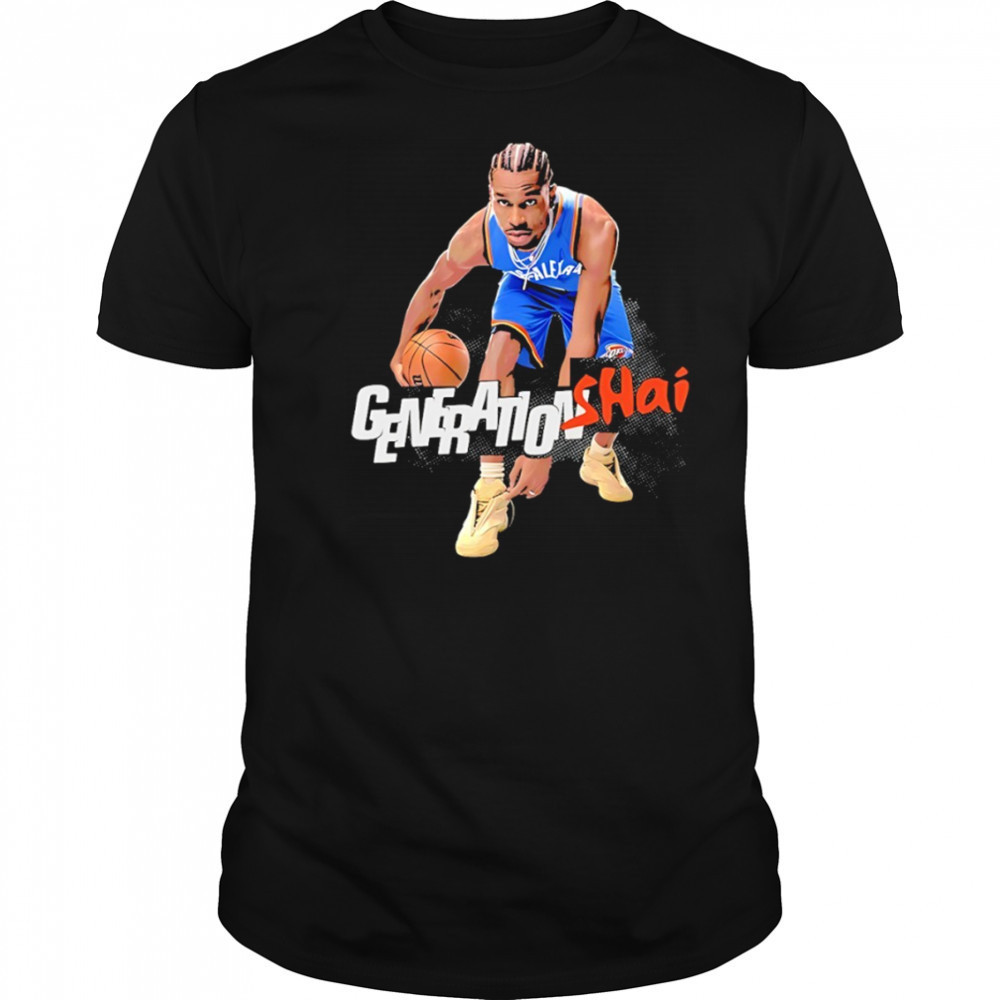 SLAM Generation Shai Gilgeous-Alexander Oklahoma City Thunder player shirt