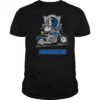 Snoopy And Woodstock Driving Motorbike Dallas Mavericks T-Shirt