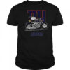 Snoopy And Woodstock Driving Motorbike New York Giants T-Shirt