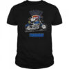 Snoopy And Woodstock Driving Motorbike Oklahoma City Thunder T-Shirt