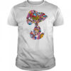 Snoopy Birds at work shirt