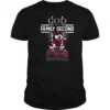 Snoopy God First Family Second Then Atlanta Braves Baseball T Shirt