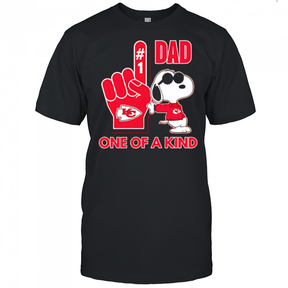 Snoopy Kansas City Chiefs #1 DAD One of A Kind shirt