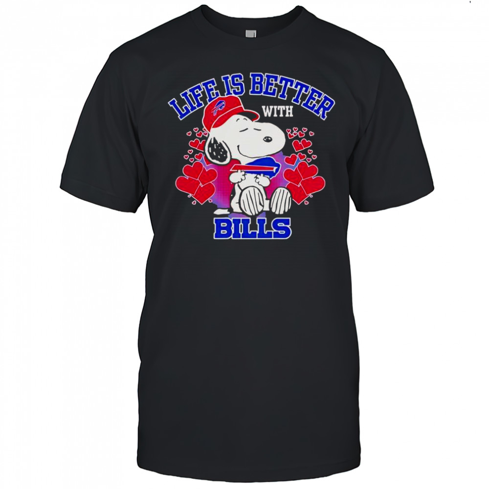 Snoopy Life Is Better With Bills T-Shirt