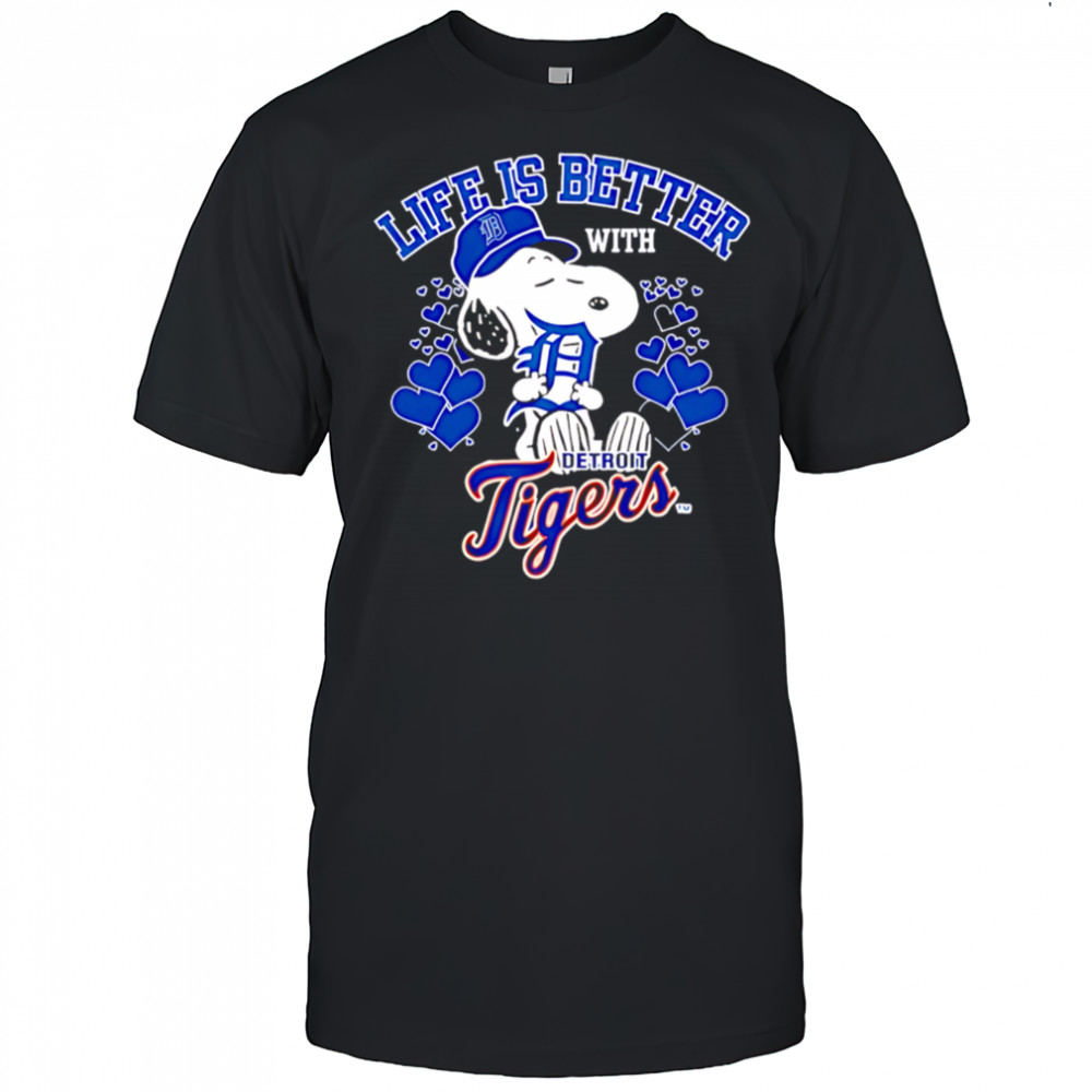 Snoopy Life is Better with Tigers shirt