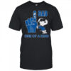 Snoopy Los Angeles Dodgers #1 DAD One Of A Kind T-Shirt