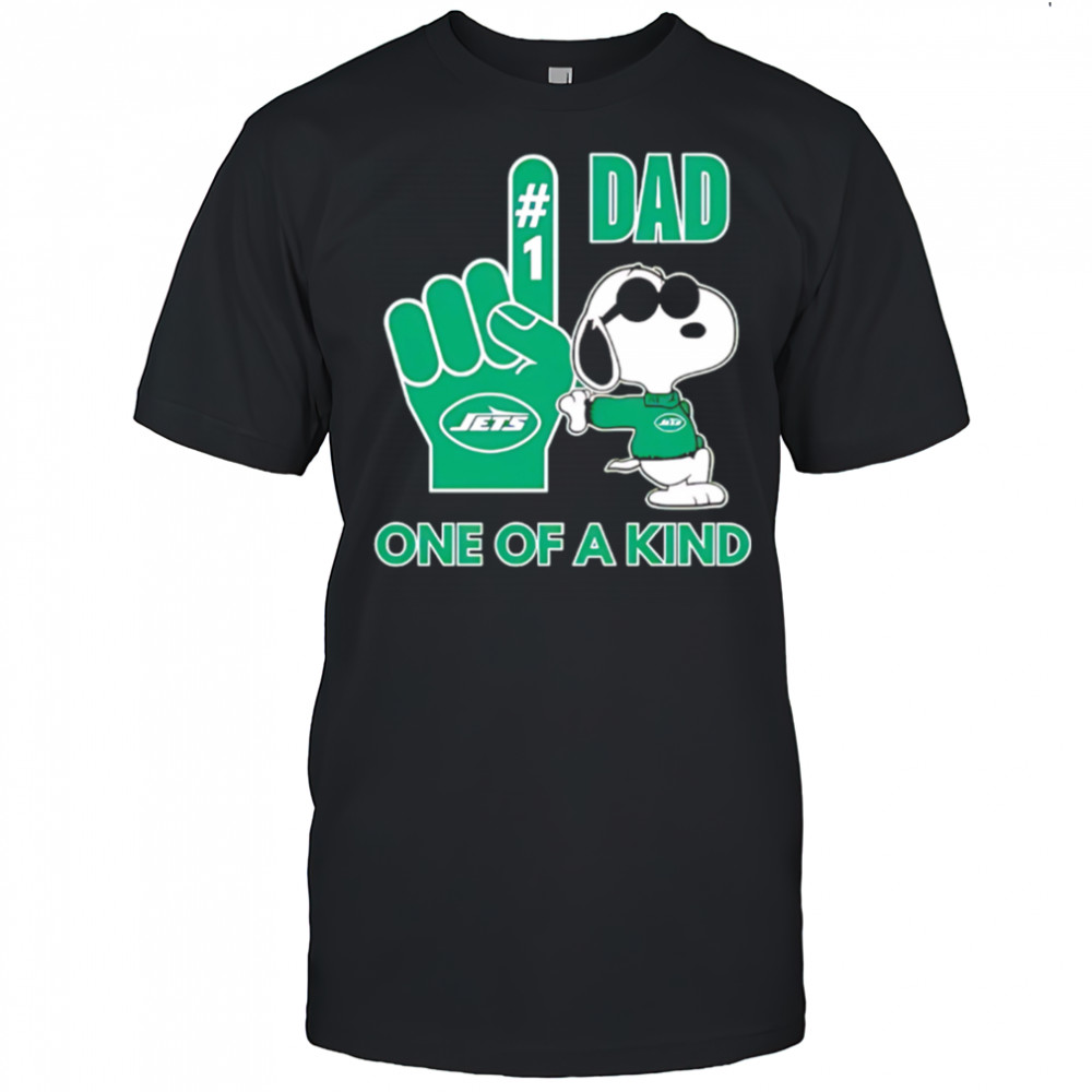 Snoopy New York Jets #1 DAD One of A Kind shirt