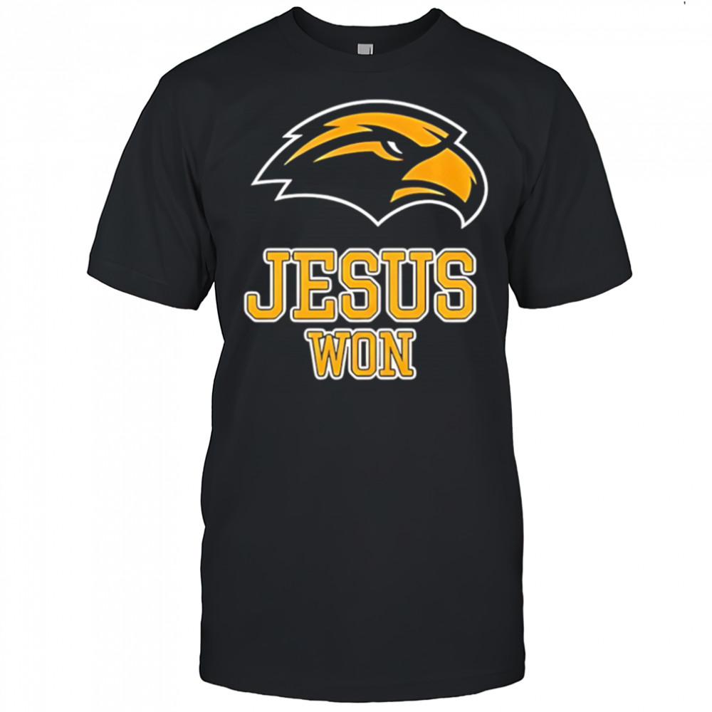 Southern Miss Golden Eagles Jesus Won 2025 shirt
