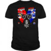 Stanley Cup Final 2025 Florida Panthers vs Edmonton Oilers helmets dueling shirt