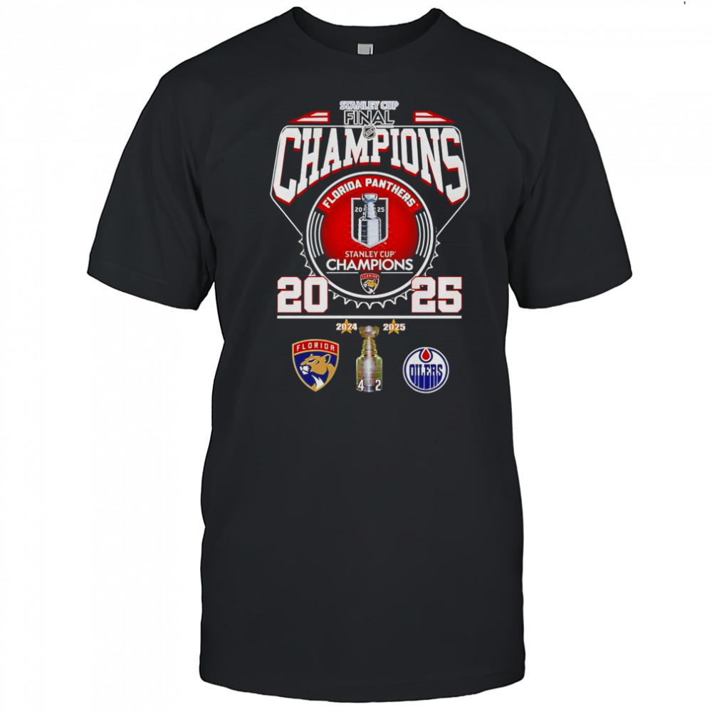 Stanley Cup Final Champions 2025 Florida Panthers T-Shirt