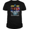 Star Trek 60 Years 1966 2026 Signature Thank You For The Memories T Shirt