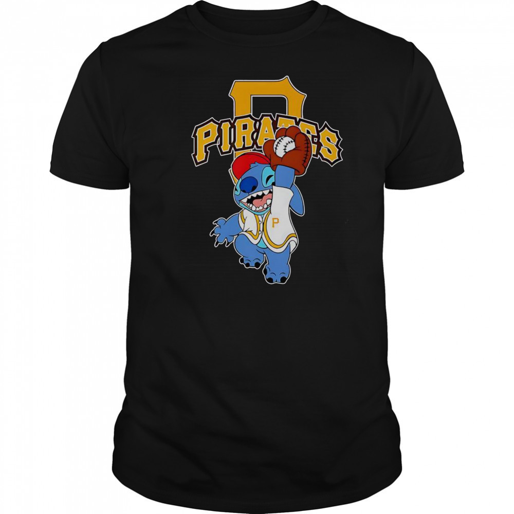 Stitch Play Baseball Pittsburgh Pirates T-Shirt