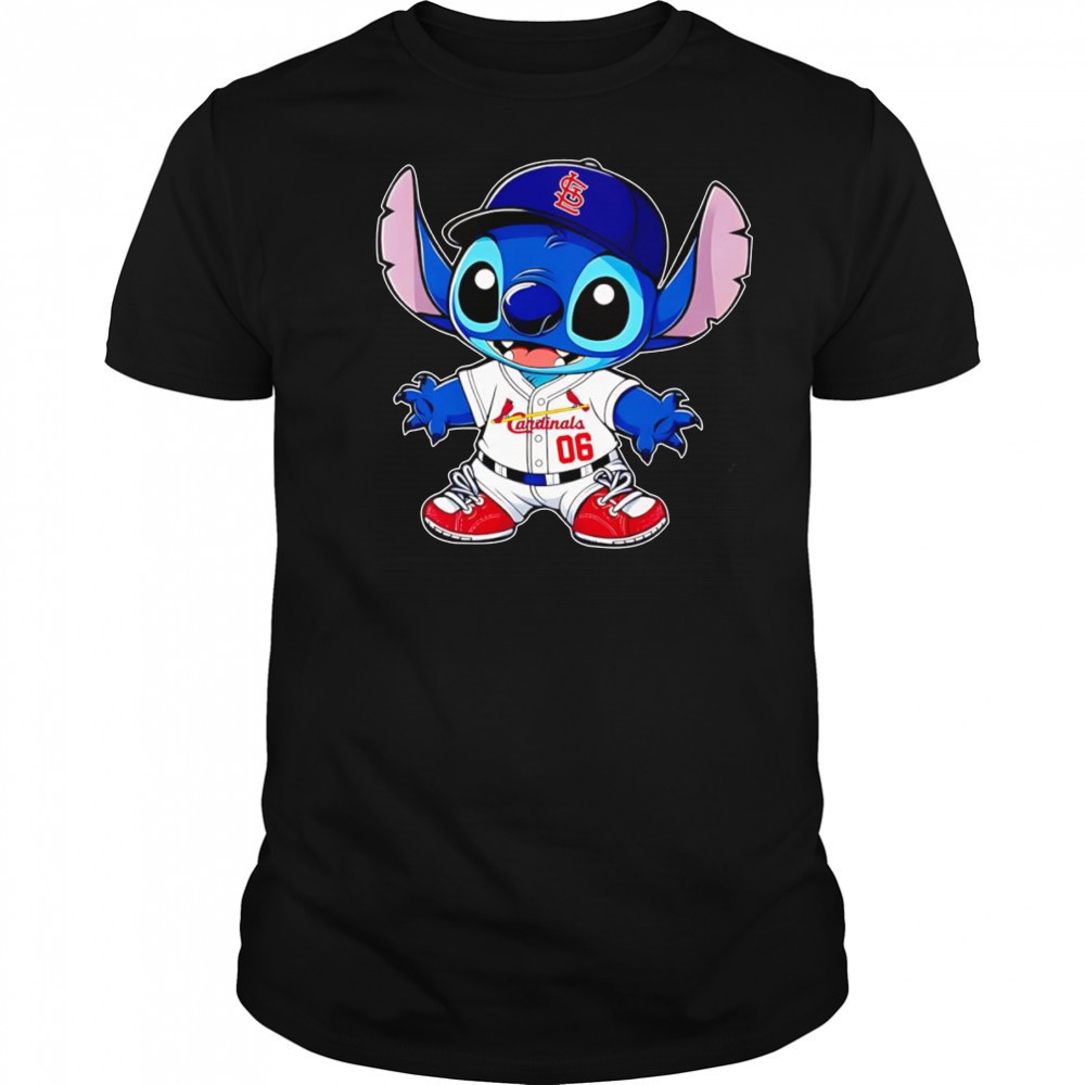 Stitch St Louis Cardinals baseball shirt