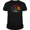 Street cat fighters black cat vs ginger cat shirt