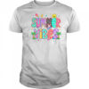 Summer Vibes Retro Hello Summer Vacation Women Girls Boys shirt