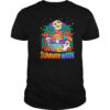 Summerween Summer Skeleton Party Halloween Vibes Vacation shirt