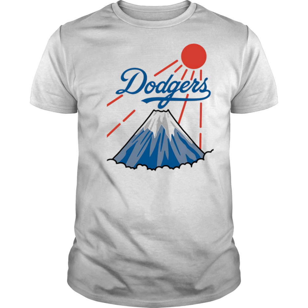 Sun Dodgers on Mountain Japan shirt