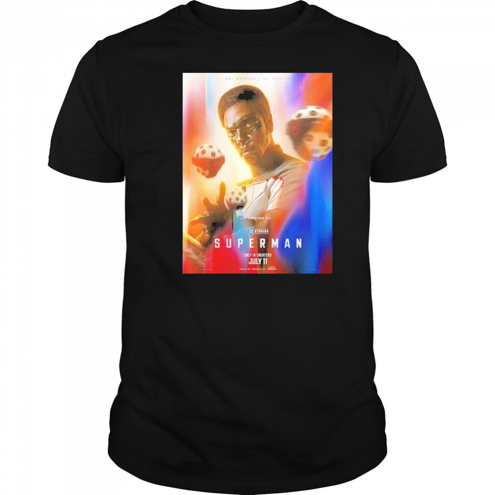 Superman Edi Gathegi Is Mr Terrific July 11 2025 DC Studios shirt