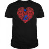 Tampa Bay Lightning Floral Pattern Heart logo shirt