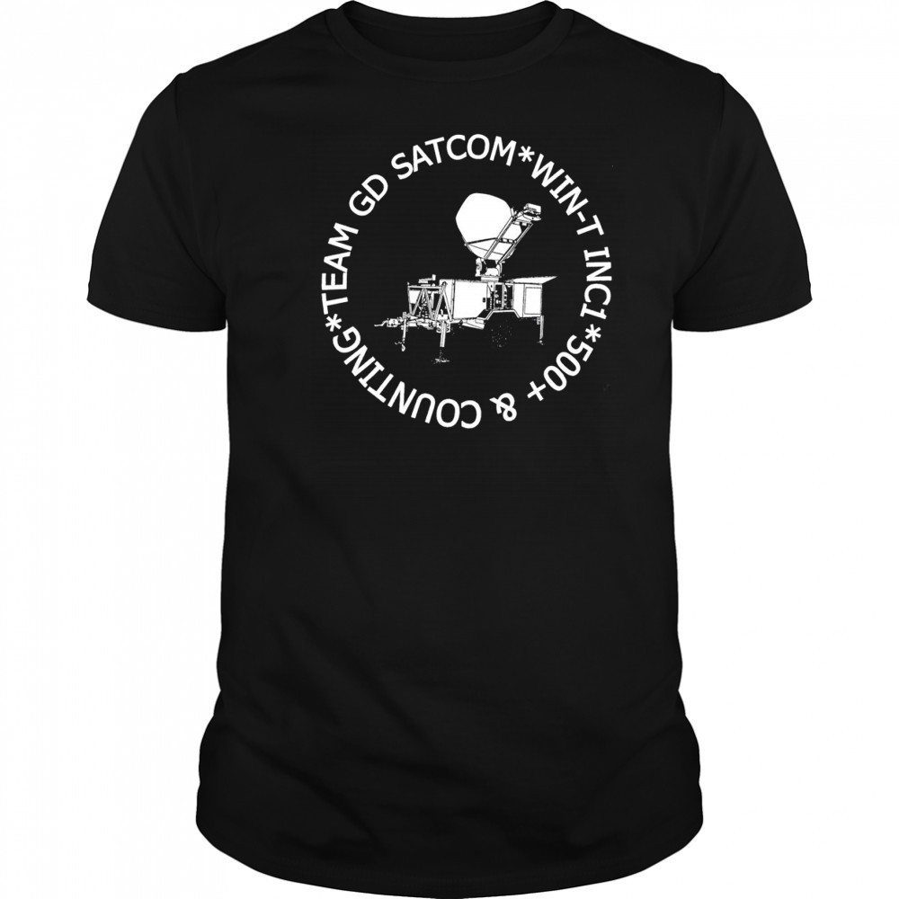 Team General Dynamics Satcom win-t INC1 shirt