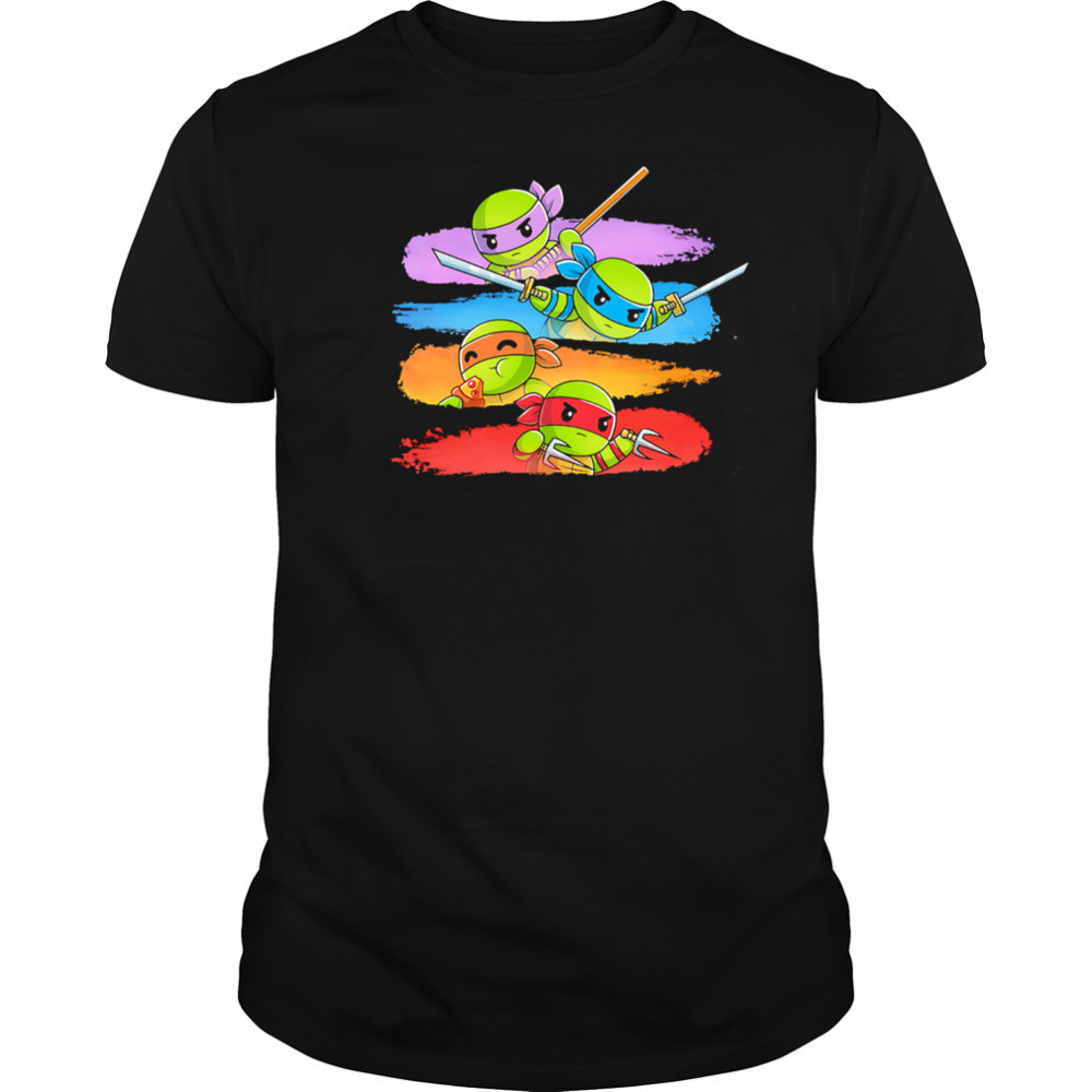 Teenage Mutant Ninja Turtles cute cartoon shirt