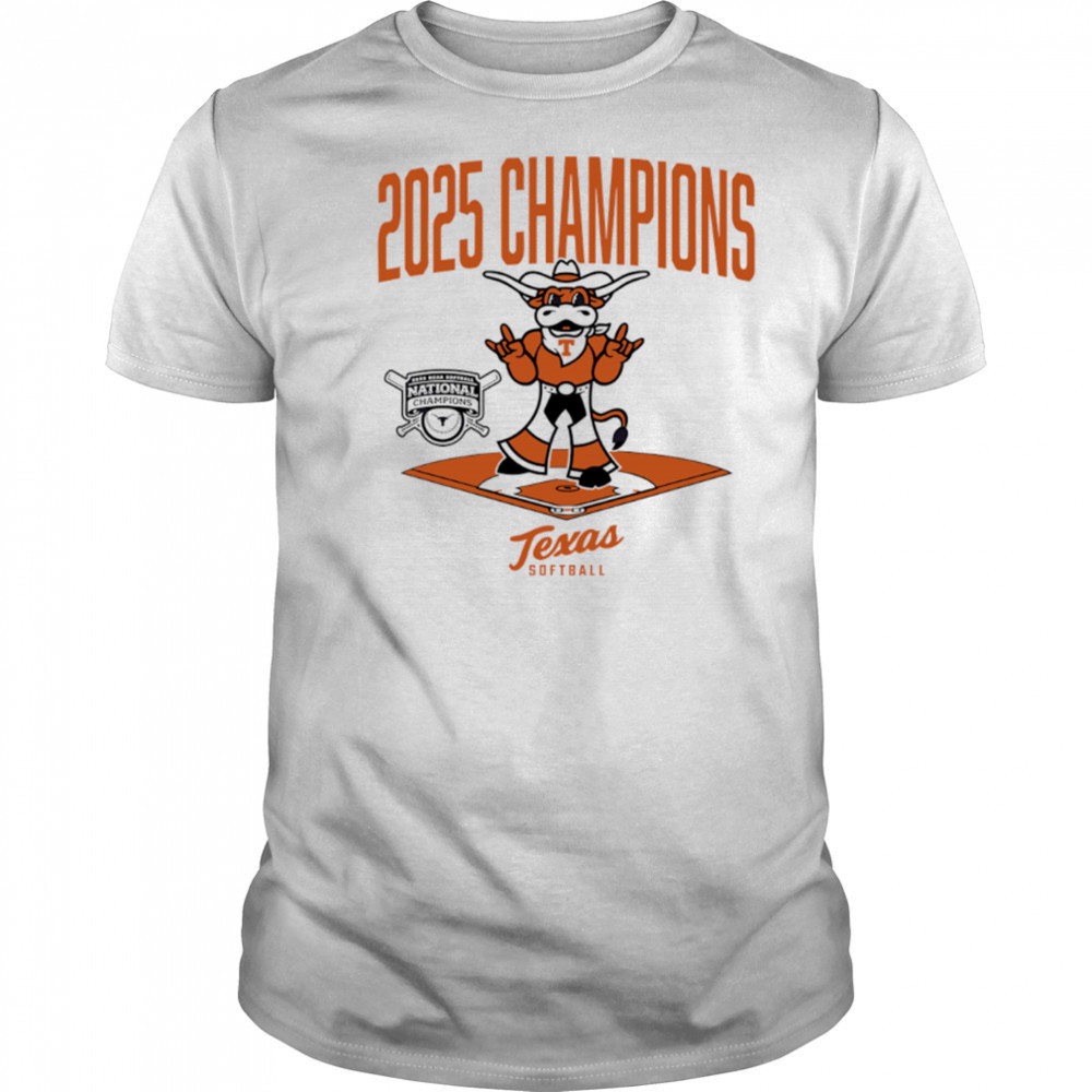 Texas Longhorns Softball 2025 National Champions Diamond Mascot shirt