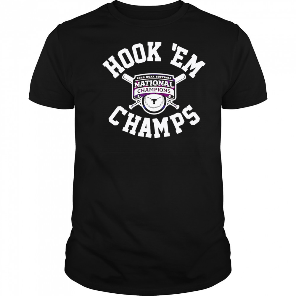 Texas Softball Hook Em National Champions 2025 shirt