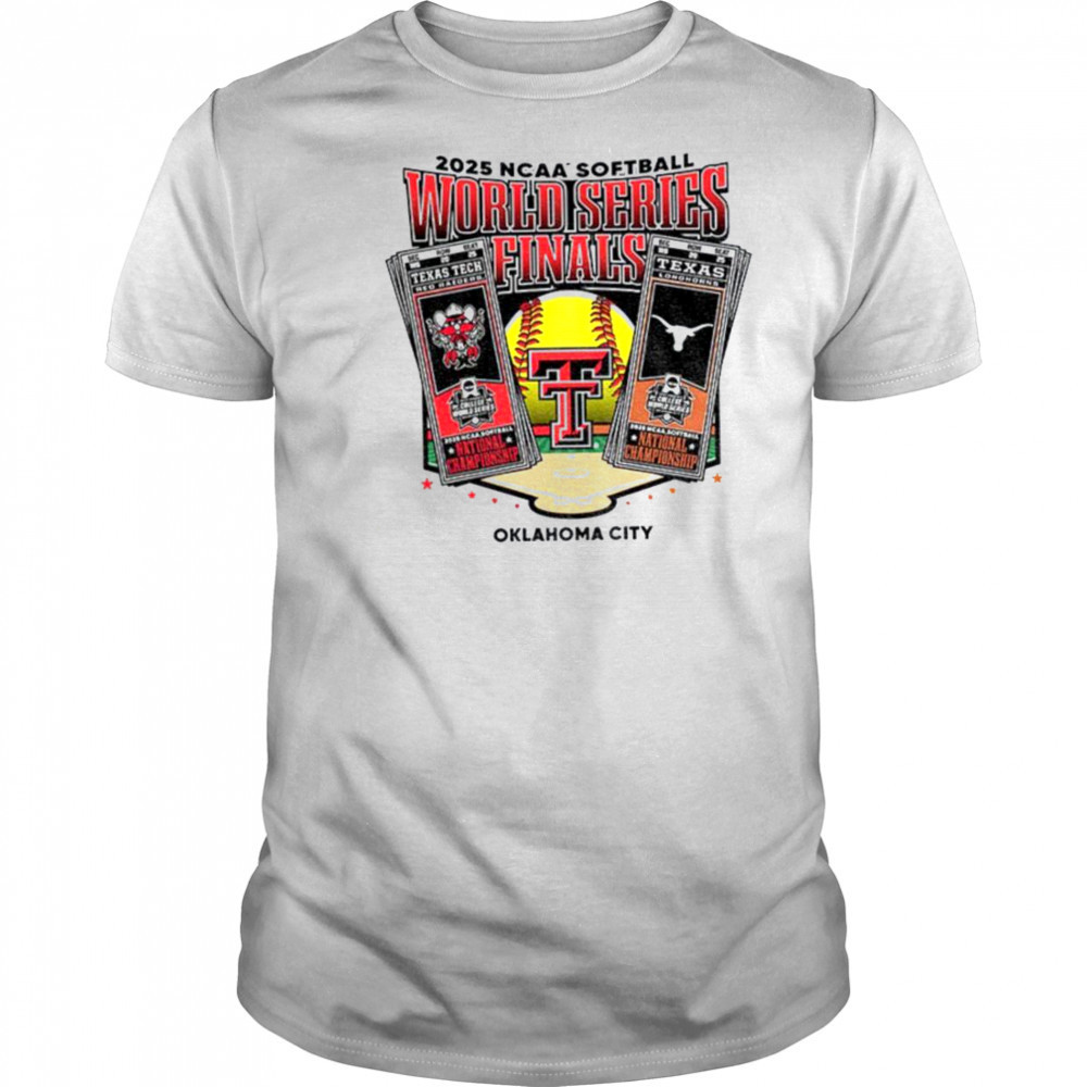 Texas Tech 2025 Softball College World Series Championship Finals tickets shirt