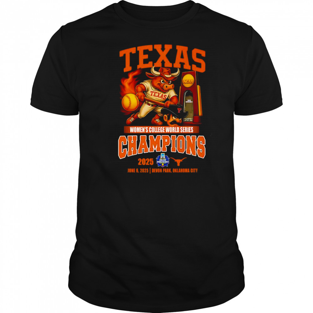Texas Women’s College World Series Champions 2025 mascot shirt