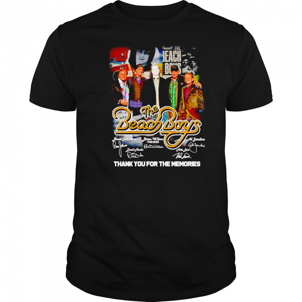 The Beach Boys 1942 2025 thank you for the memories shirt