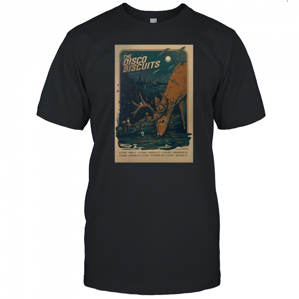 The Dissco Biscuits June 2025 Poster T-Shirt