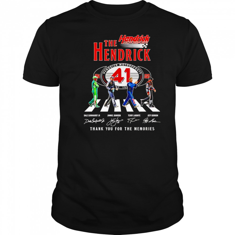 The Hendrick Abbey Road thank you for the memories shirt