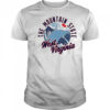 The Mountain State West Virginia Skyline Sunset shirt