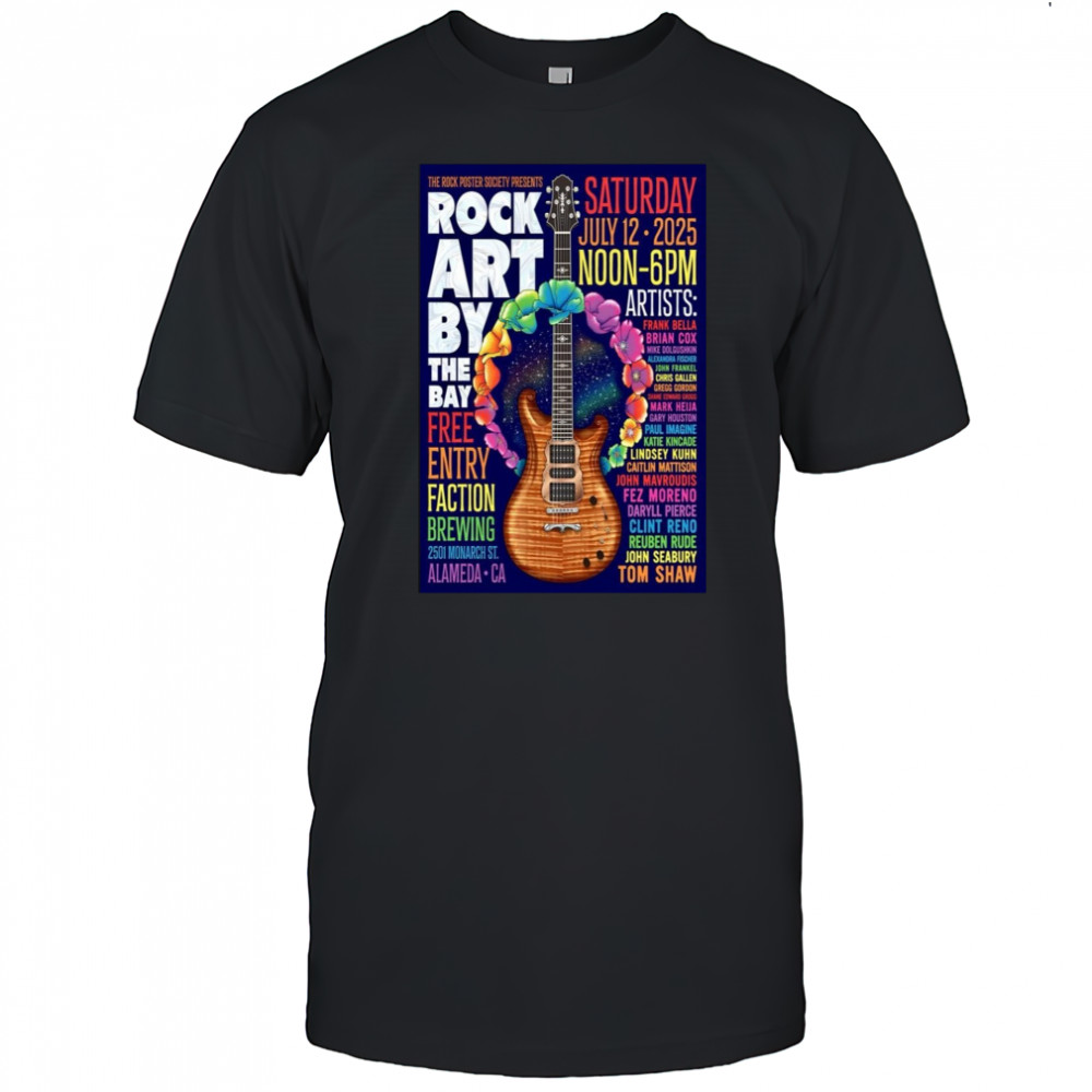The Rock Poster Society Alameda CA July 12 2025 Poster T-Shirt