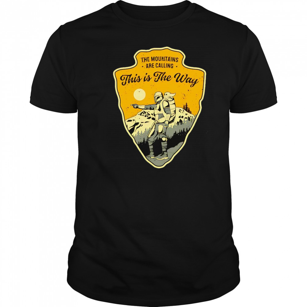 The Way to the Mountains Din Djarin and Grogu shirt